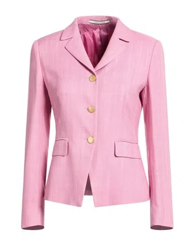 Tagliatore 02-05 Woman Blazer Pink Size 4 Viscose, Polyamide, Lyocell