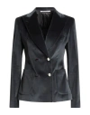 Tagliatore 02-05 Woman Blazer Slate Blue Size 4 Cotton, Elastane