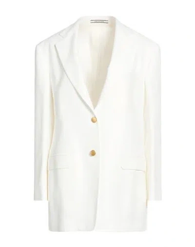 Tagliatore 02-05 Woman Blazer White Size 4 Viscose