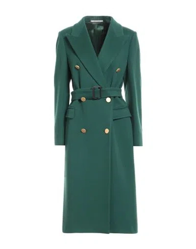 Tagliatore 02-05 Woman Coat Green Size 4 Virgin Wool, Cashmere