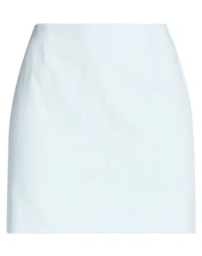 Tagliatore 02-05 Woman Denim Skirt Sky Blue Size 4 Cotton, Elastane In Multi