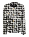 Tagliatore 02-05 Woman Jacket Black Size 10 Virgin Wool, Mohair Wool, Polyamide In Multi