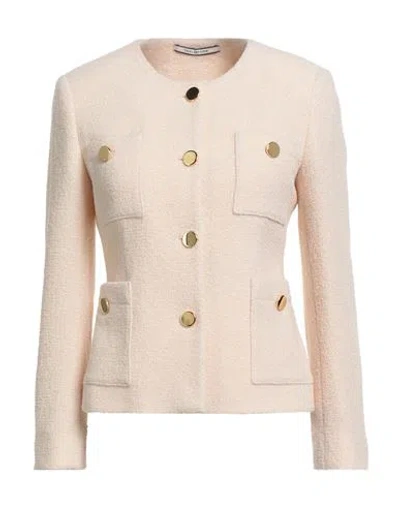 Tagliatore 02-05 Woman Jacket Cream Size 4 Virgin Wool, Polyamide In White