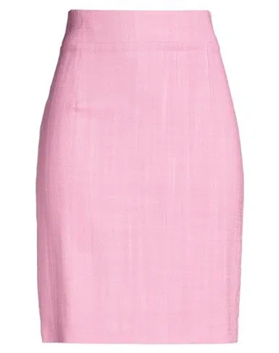 Tagliatore 02-05 Woman Midi Skirt Pink Size 8 Viscose, Polyamide, Lyocell