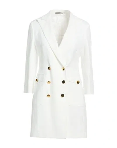 Tagliatore 02-05 Woman Mini Dress White Size 4 Viscose, Polyamide, Elastane