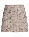 Tagliatore 02-05 Woman Mini Skirt Beige Size 8 Polyamide, Virgin Wool, Polyester, Viscose, Cotton In Neutral