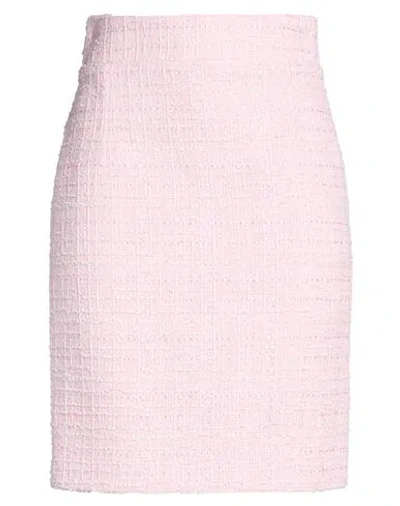 Tagliatore 02-05 Woman Mini Skirt Pink Size 4 Cotton, Polyamide, Elastane