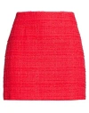 Tagliatore 02-05 Woman Mini Skirt Red Size 4 Cotton, Polyamide, Viscose In Red