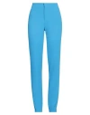 Tagliatore 02-05 Woman Pants Azure Size 4 Polyester, Elastane In Blue