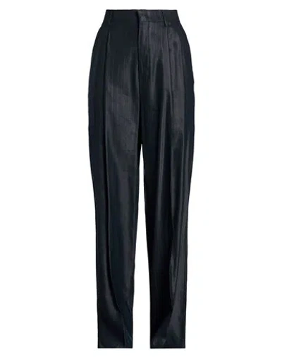 Tagliatore 02-05 Woman Pants Black Size 12 Viscose, Linen, Elastane, Polyester