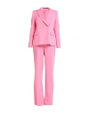 Tagliatore 02-05 Woman Suit Fuchsia Size 10 Polyester, Elastane In Pink