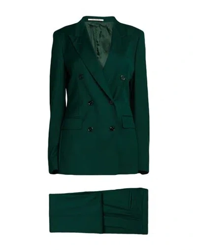 Tagliatore 02-05 Woman Suit Green Size 4 Polyester, Viscose, Elastane