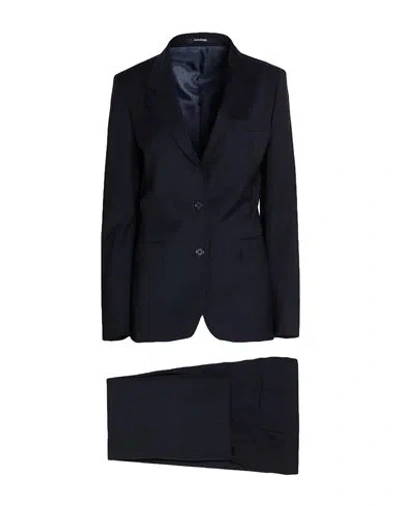 Tagliatore 02-05 Woman Suit Midnight Blue Size 6 Virgin Wool, Elastane