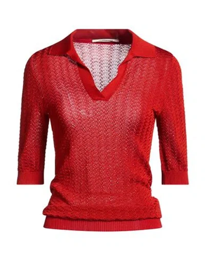 Tagliatore 02-05 Woman Sweater Red Size 4 Viscose, Cotton