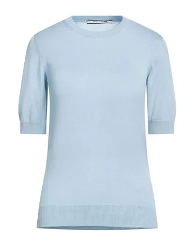 Tagliatore 02-05 Woman Sweater Sky Blue Size 12 Mulberry Silk, Viscose
