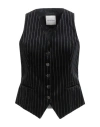 Tagliatore 02-05 Woman Tailored Vest Black Size 4 Cotton In Black