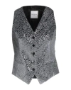 Tagliatore 02-05 Woman Tailored Vest Black Size 4 Polyester, Elastane
