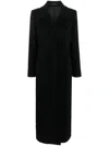 Tagliatore Belted Single-breasted Coat In Black