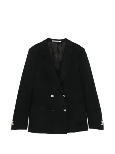 Tagliatore Elegant Double-breasted Blazer In Black