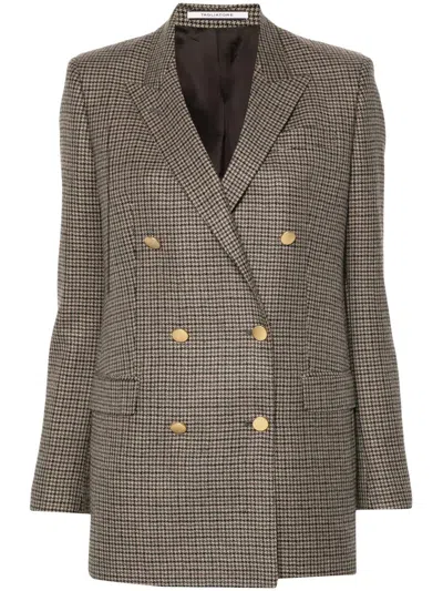 Tagliatore Jasmine Blazer In Ea828 Brown Multi