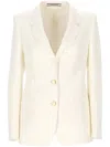 Tagliatore J-parigi Patch-pocket Blazer In White