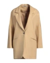 Tagliatore 02-05 Woman Blazer Beige Size 6 Linen In Beige
