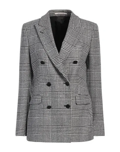 Tagliatore 02-05 Woman Blazer Black Size 6 Virgin Wool, Polyamide, Polyester, Elastane