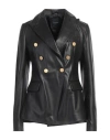 Tagliatore 02-05 Woman Blazer Black Size 4 Lambskin