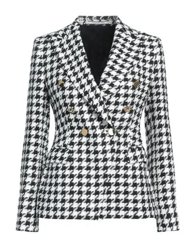 Tagliatore 02-05 Woman Blazer Black Size 4 Viscose, Polyester, Linen