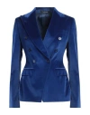 Tagliatore 02-05 Woman Blazer Blue Size 4 Cotton, Elastane