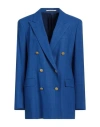 Tagliatore 02-05 Woman Blazer Blue Size 8 Viscose, Polyamide, Lyocell In Blue