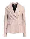 Tagliatore 02-05 Woman Blazer Blush Size 4 Lambskin In Pink