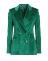 Tagliatore 02-05 Woman Blazer Green Size 4 Cotton, Elastane
