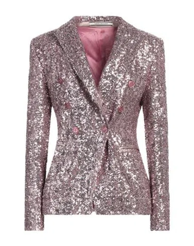 Tagliatore 02-05 Woman Blazer Light Purple Size 4 Polyester