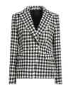 Tagliatore 02-05 Woman Blazer Off White Size 6 Virgin Wool, Polyamide, Polyester In Off White