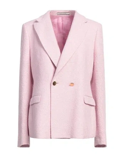 Tagliatore 02-05 Woman Blazer Pink Size 10 Polyester, Linen