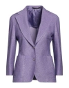 Tagliatore 02-05 Woman Blazer Purple Size 4 Viscose, Polyester, Polyamide, Elastane