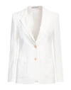 Tagliatore 02-05 Woman Blazer White Size 4 Viscose, Polyamide, Lyocell