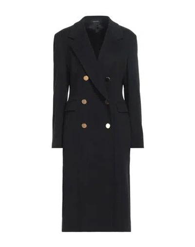 Tagliatore 02-05 Woman Coat Black Size 10 Virgin Wool, Cashmere In Black