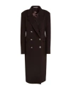 Tagliatore 02-05 Woman Coat Dark Brown Size 10 Virgin Wool, Cashmere