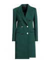 Tagliatore 02-05 Woman Coat Dark Green Size 4 Virgin Wool, Cashmere