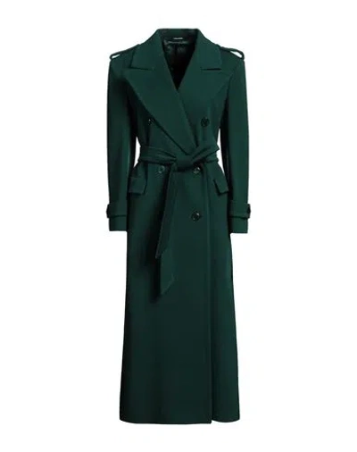 Tagliatore 02-05 Woman Coat Green Size 4 Virgin Wool, Cashmere
