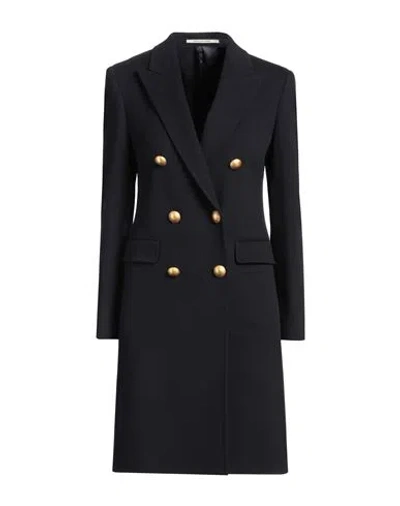 Tagliatore 02-05 Woman Coat Midnight Blue Size 4 Virgin Wool, Cashmere