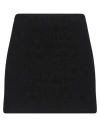 Tagliatore 02-05 Woman Mini Skirt Black Size 4 Virgin Wool, Polyamide