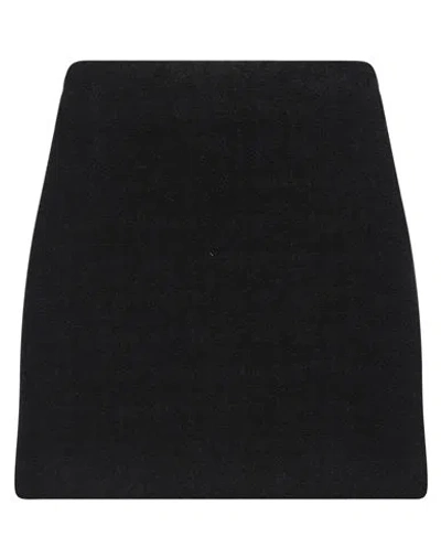 Tagliatore 02-05 Woman Mini Skirt Black Size 4 Virgin Wool, Polyamide