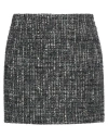Tagliatore 02-05 Woman Mini Skirt Black Size 6 Acrylic, Polyester, Nylon, Wool, Cotton In Black