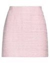 Tagliatore 02-05 Woman Mini Skirt Pink Size 8 Cotton, Polyamide, Viscose In Pink