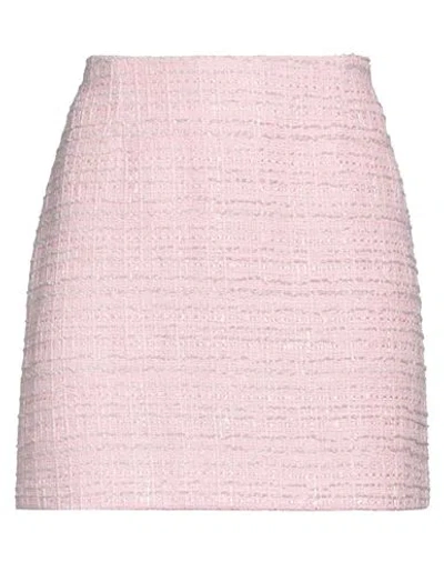 Tagliatore 02-05 Woman Mini Skirt Pink Size 8 Cotton, Polyamide, Viscose