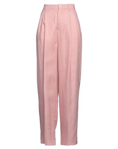 Tagliatore 02-05 Woman Pants Pink Size 4 Linen