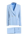 Tagliatore 02-05 Woman Suit Light Blue Size 8 Polyester, Elastane